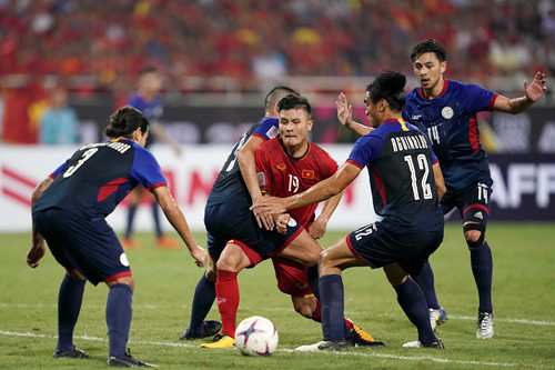 Các cầu thủ Việt Nam đã thi đấu hết mình ở Asian Cup 2019.